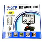 Generic Lampe Led De Travail Avec Batterie Rechargeable 48 Volts- Noir