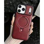 Coque iphone 18 pro rouge cuir vip 