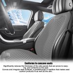 product_image_name-Generic-Coussin de siège d'auto simple avant rafraîchissant et lisse pour l'été avec dossier intégré, offrant un refroidissement instantané et du confort, et un dessous antidérapant pour un ajustement sécurisé - Gris-4