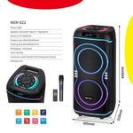 Generic Enceinte haut-parleur Bluetooth portable NDR-822 - image 3