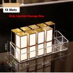 Organisateur de Rouge à Lèvres 12/16/28 Emplacements Transparente, Support à Gloss à Lèvres Forme de Poisson Tour, Présentoir Boîte de Rangement Maquillage Cosmétique