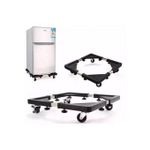 Generic Base De Réfrigérateur Machine à Laver Réglable Avec 4 Roues Et 4 Pieds - image 2