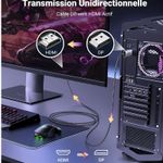 product_image_name-Ugreen-Cable Display Port Vers HDMI 8K 60hz / 4K 240Hz / - 200cm - DP115 80397 - 10173 --4