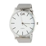 Gk Montre Dame Cadran Rond Gk- Argent