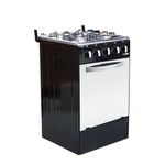 product_image_name-Smart-Gazinière 4 Feux -Grand Four- STC-5050B - 50 X 50 Cm – Avec Couverture Vitrée-Blanc/Noir-2