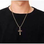 product_image_name-Generic-Chaine  Hommes Et Femme   Croix KAMITE  En Acier Inoxydable HGN-1