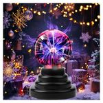 Generic Veilleuse de Chambre LED Créative Tactile USB - Lampe Décorative Globe Plasma pour Ambiance Nuit