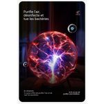 Generic Veilleuse de Chambre LED Créative Tactile USB - Lampe Décorative Globe Plasma pour Ambiance Nuit - image 6