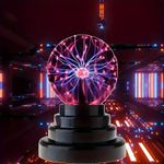 Generic Veilleuse de Chambre LED Créative Tactile USB - Lampe Décorative Globe Plasma pour Ambiance Nuit - image 8