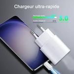 Tecno Chargeur Android - Charge Rapide - Blanc - image 2