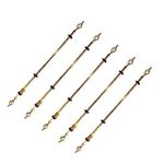 Generic Belle Lot De 5 Tringles à Rideaux Extensible 1m20 à 2m OR