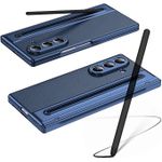 Generic Etui a rabat compatible Samsung Galaxy Z Fold 6 5G avec Stylet S intégrée - BLEU - image 2