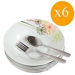 Lot De 06 Assiettes En Porcelaine