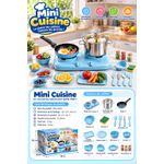Generic  Mini Cuisine Électrique pour Enfant – Bleu – 30 Pièces et Accessoires - image 2