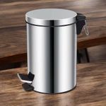 product_image_name-Generic-Poubelle à Pédale En Inox Bac à Pédale - La Poubelle Design Et Hygiénique Pour Un Intérieur Moderne  20L - Argenté-1