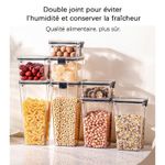 product_image_name-Generic-Boîtes de rangement hermétiques de qualité alimentaire de haute qualité, boîtes de rangement de cuisine, peuvent stocker des épices et d'autres ingrédients dans un ensemble de cinq pièces-1
