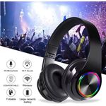 product_image_name-Fashion-Écouteurs Bluetooth sans fil avec lumières colorées, casque stéréo pliable-2