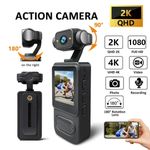 Generic Mini caméra d'action et de vlogging portable 360° - image 2