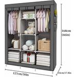 product_image_name-Generic-Armoire portable, étagère de rangement à 8 compartiments, étagère de rangement pour vêtements-6