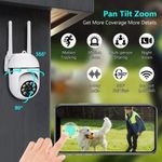 product_image_name-Generic-PTZ Wifi IP caméra de Surveillance sans fil CCTV caméra de sécurité infrarouge Vision nocturne Wifi caméra 1080P HD caméra moniteur-2