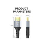 product_image_name-Generic-Câble HDMI2.1, Câble HDMI Haute Définition 8K 60Hz 48Gbps, Adapté Aux Ordinateurs Et Téléviseurs-1.5M-3