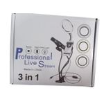 product_image_name-Generic-Anneau lumineux LED universel pour selfie avec support flexible pour téléphone portable et support de micro-3