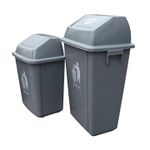 product_image_name-Generic-Poubelle à Couvercle 100L – Bac à Déchets Grande Capacité-3