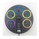 Generic Rallonge- 5 Trous - Parafoudre Et Port USB - image 2