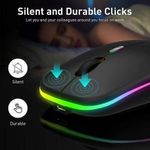 product_image_name-Generic-Souris Sans Fil Rechargeable Bluetooth 2.4G Et Port-3