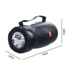 Generic Super Lampe De Porche Solaire Avec Haut-parleur Bluetooth - image 5