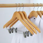 Generic Cintre en bois avec pince - image 3