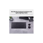 product_image_name-Generic-Ensemble De Clavier Et Souris Sans Fil, Portable, Bureau, Chlor2.4 G, 78 Touches, KM901-2