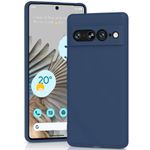 Coque En Silicone Compatible Pour Google Pixel 7 Pro - BLEU