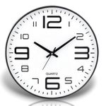 product_image_name-Quartz-Horloge murale Umi silencieux, ronde, design, pour la maison, la cuisine, la chambre, le hall, le salon, le bureau-1