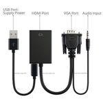 product_image_name-Generic-Convertisseur  Adaptateur Audio - Video - VGA Vers HDMI-4