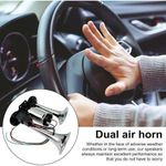 Generic Klaxon à air 24v double tompette - image 2