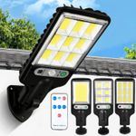 product_image_name-Generic-Lot de 2 Lampes Solaires LED avec Détecteur de Mouvement et Télécommande-2