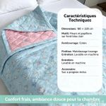 Generic Cette couverture d'été  est garnie de coton léger BZ009 - image 2