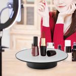 product_image_name-Generic-Plateau Tournant Électrique 360° - Surface Miroir - Idéal Vidéo Produit-4