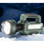 Generic Lampe Torche Rechargeable LED Multifonction avec Projecteur Latéral