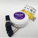 product_image_name-Generic-Mètre Ruban Rétractable 150 Cm Pour Couture - Blanc-Violet-Jaune-1