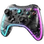 product_image_name-Generic-Manette De Jeu Sans Fil Transparente - Contrôleur De Jeu Arc-en-ciel-1