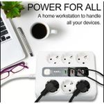 product_image_name-Generic-Multiprise – 6 prises + USB avec minuterie 3000W – Charge Rapide-4