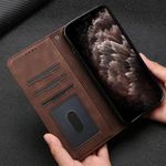 Generic Etui à Rabat En Cuir Compatible Pour Tecno Camon 30 - MARRON - image 2