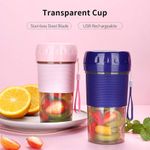 product_image_name-Generic-FACILE A UTILISER-Blender portable avec gobelet pour smoothies et milkshakes, 300 ml, mélangeur de fruits, gobelet amovible, rechargeable par USB, idéal pour le sport, les voyages et les activités de plein air.-1