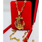 Chaîne En Grain De Café Homme Médaillée Port de Pêche