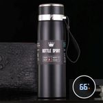 product_image_name-Generic-VACUUM Thermos Portable - Gourde en Acier inoxydable - Bouteille d'eau isotherme de 800ML pour garder l'eau froide et chaude-1