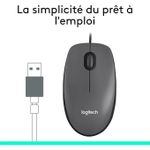 Logitech Souris M100 USB Filaire - image 2
