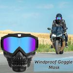 product_image_name-Generic-Masque de cyclisme rétro pour moto, lunettes de cyclisme coupe-Noir-1