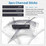 product_image_name-Generic-Kit de dessin professionnel 35 pièces, crayons à croquis, fusain, outils d'art-5